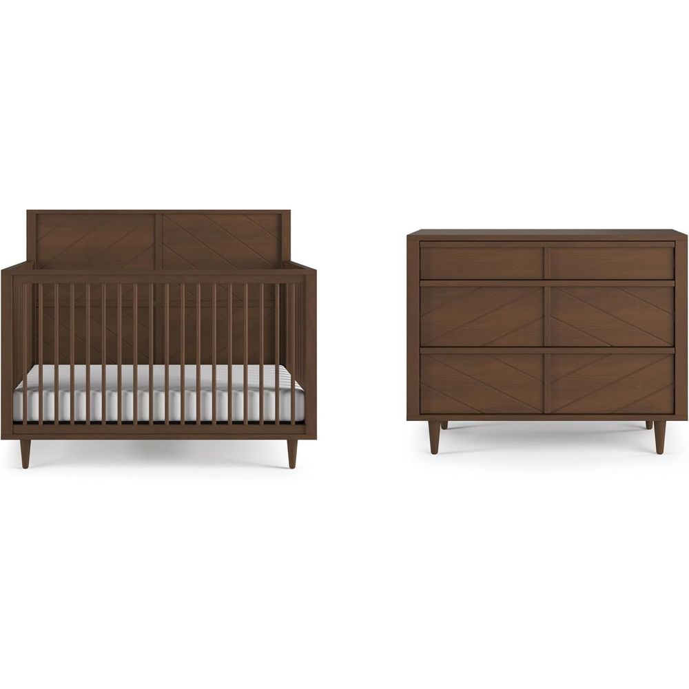 Convertible Crib Set - Surrey Hill Design 4-in-1 Konvertierbares Babybett-Set,