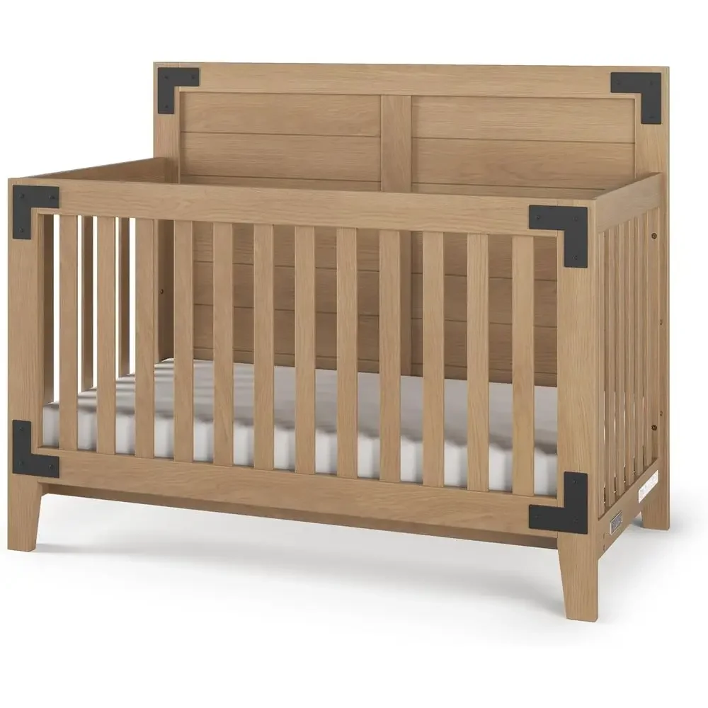 Convertible Crib Set - Lucas Design 4-in-1 Umwandelbares Babybett Kinderzimmer-Möbelset