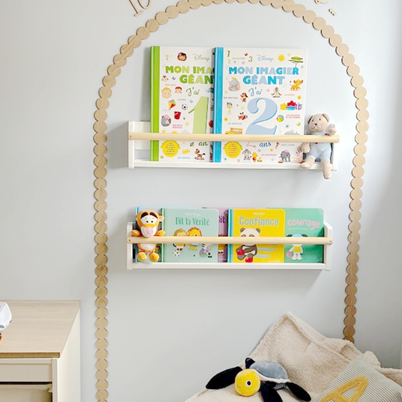 Baby Nursery Frames - Moderner Unbehandelter Holz-Wandbogen Deko Kinderzimmer Wanddekoration
