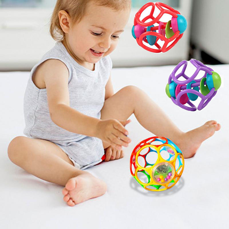 Baby Nursery Images - Baby rasselt weiche Hand glocke Greif