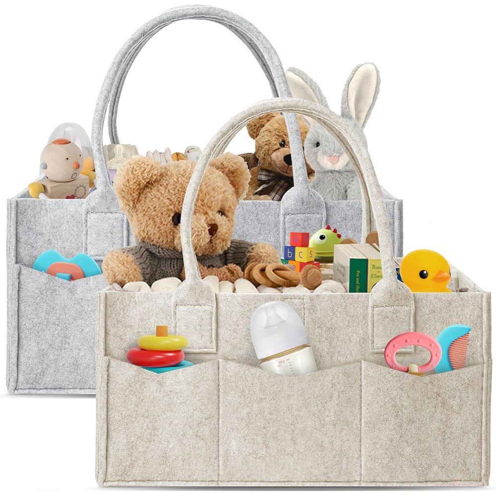 Baby Nursery Must Haves - 2er-Pack Windel-Organizer - Unverzichtbare Baby-Erstausstattung -