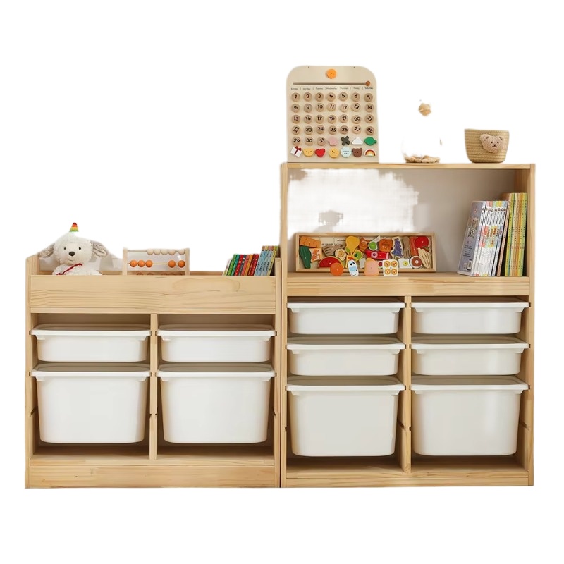 Baby Nursery Bookshelf - Kinderspielzeug Spind Wohnzimmer Baby Spielzeug Aufbewahrung