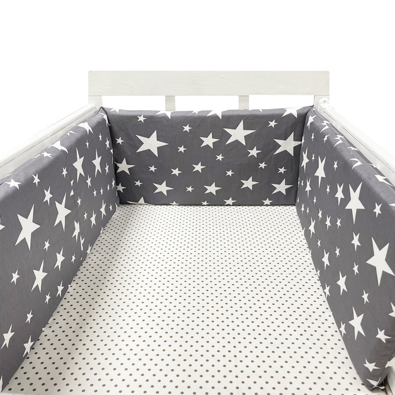 Convertible Crib Set - 200x30CM Nordic Sterne Baby Bett Verdicken