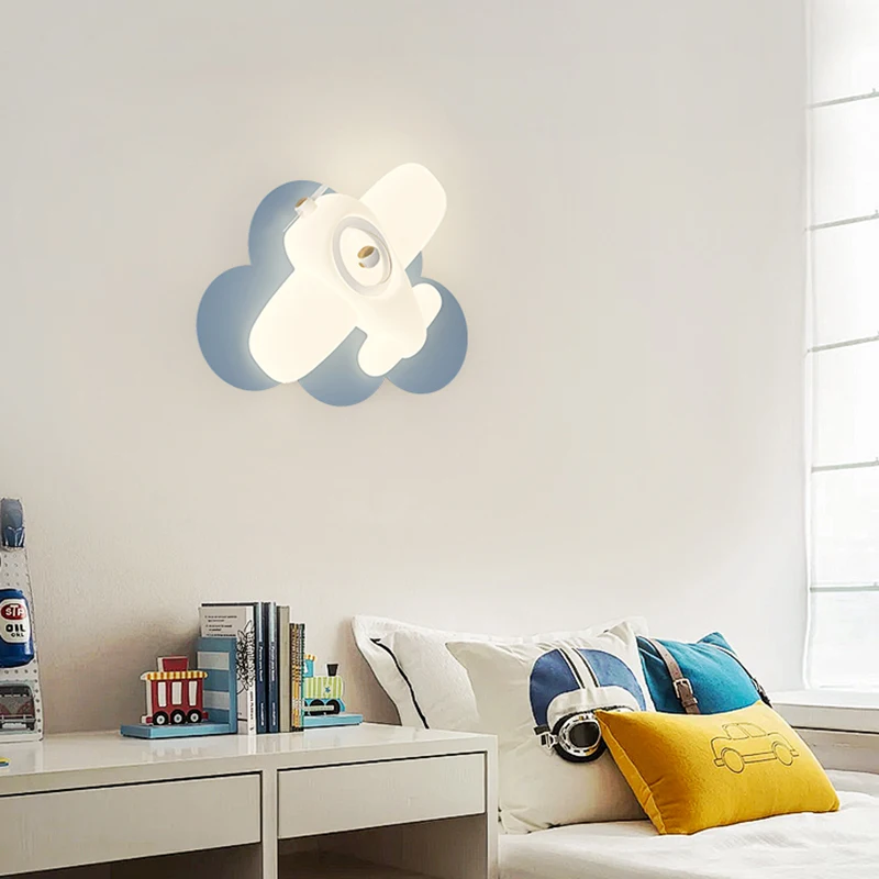 Baby Nursery Yellow Walls - 2025 romantische Flugzeug Wandleuchte Kinderzimmer LED