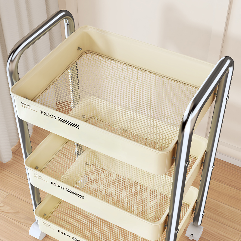Baby Nursery Bookshelf - Multifunktionaler Rollwagen, Aufbewahrungsorganisator für Wohnzimmer, Baby,