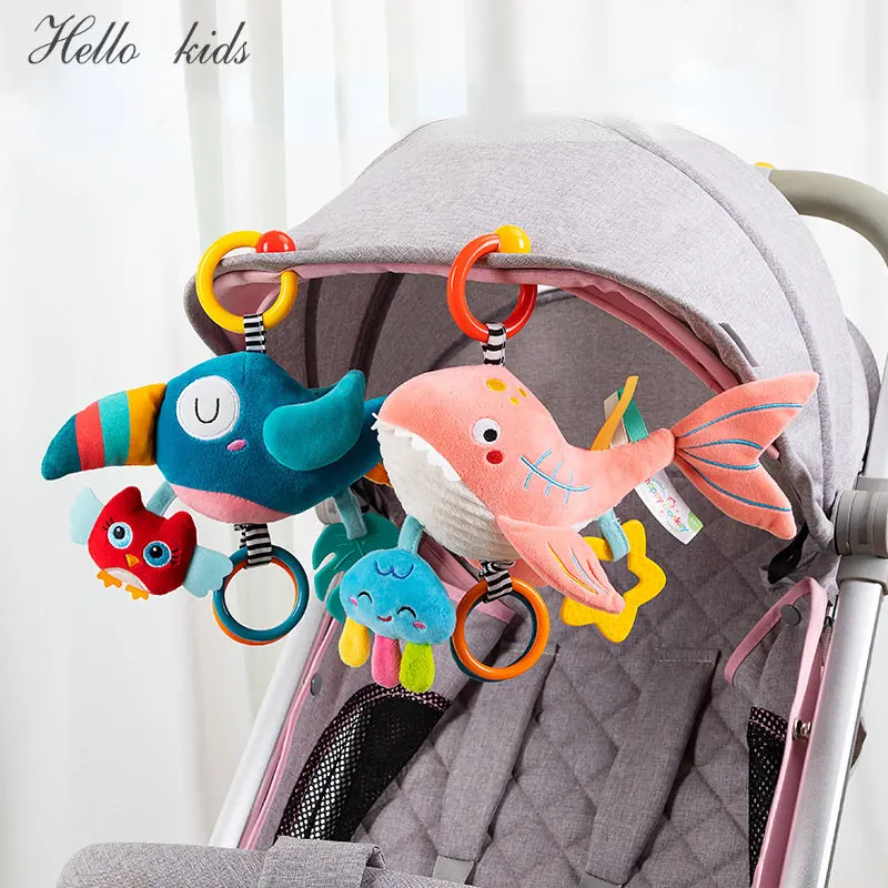 Baby Nursery Images - Neugeborenen Weiche Plüsch Spielzeug Beißring Rasseln