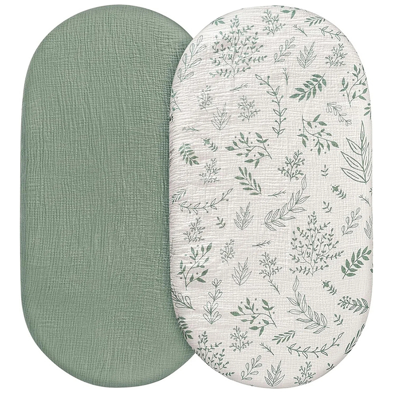 Baby Nursery Basket - Musselin-Stubenwagenblätter für Babys, Mädchen und Jungen,