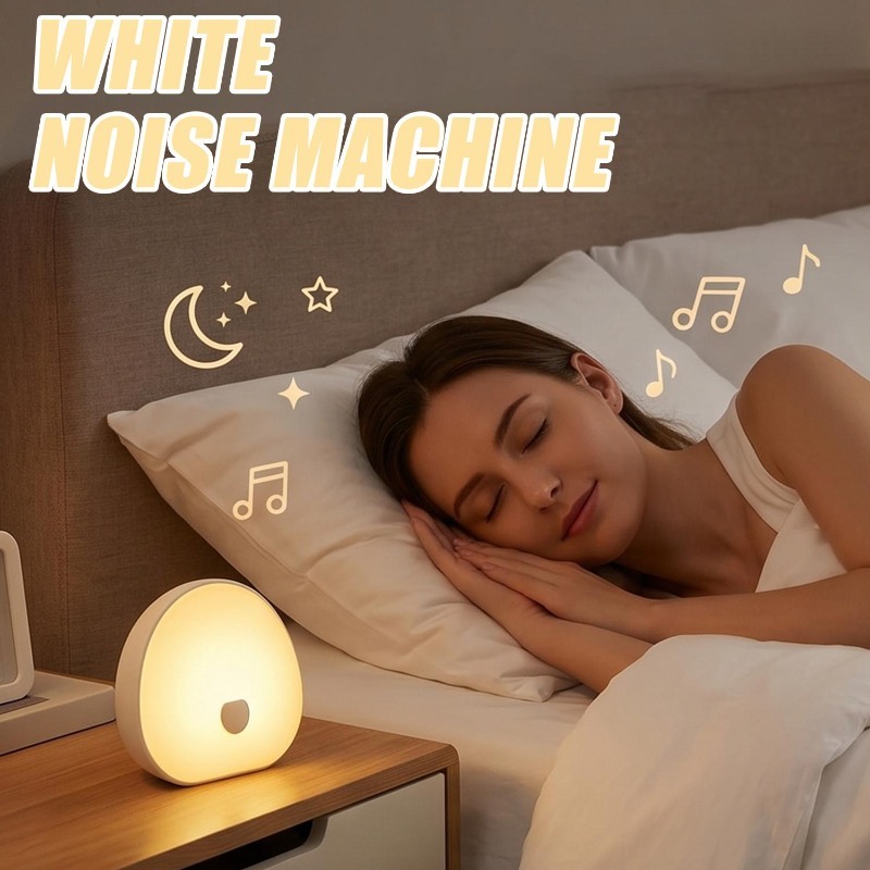 RGB Schlaf-White-Noise-Maschin – Baby Sound Machine White Bewertung und Preis