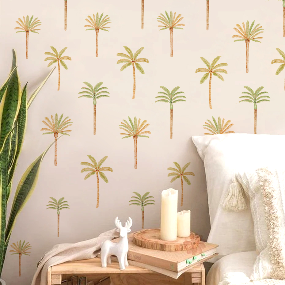 Boho Kokospalme Wandaufkleber  – Baby Nursery Tree Bewertung und Preis