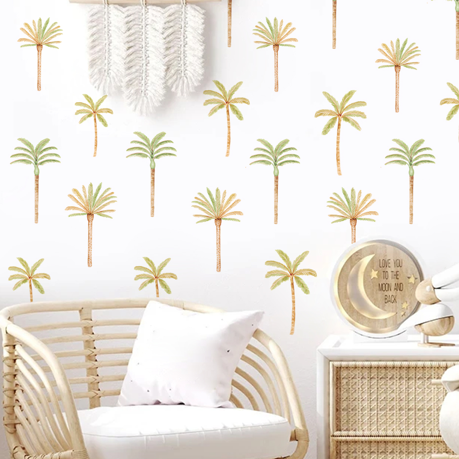 Boho Kokospalme Wandaufkleber  – Baby Nursery Tree Bewertung und Preis