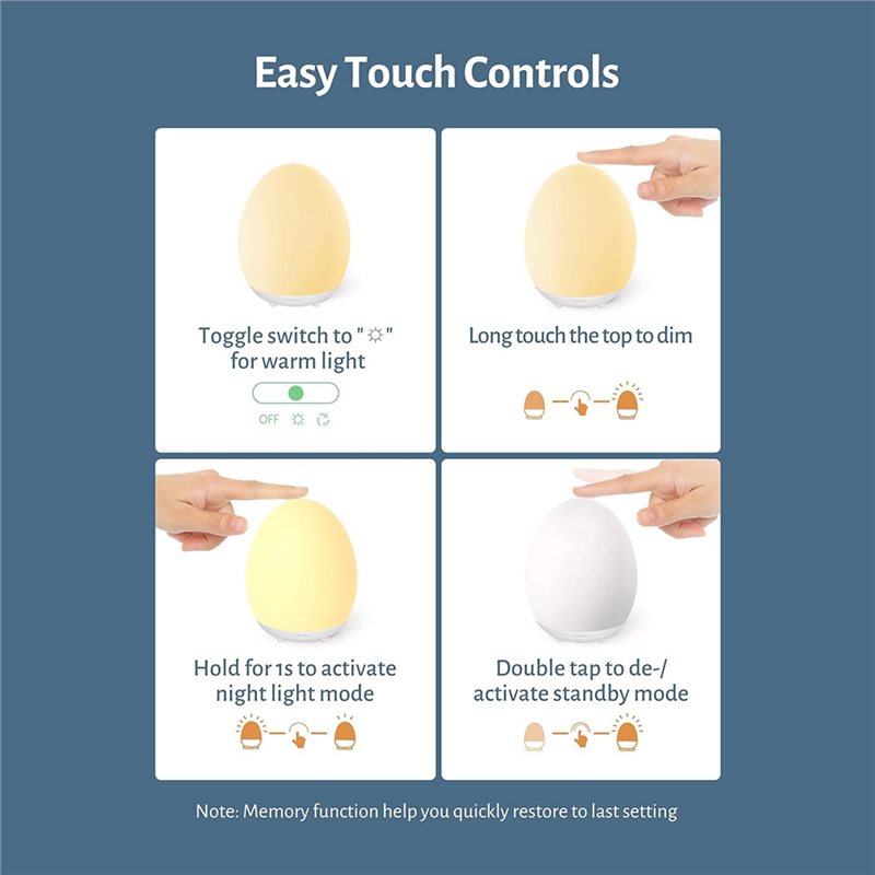 TFORU-Egg Light Baby-Nachtlich – Baby Nursery Colors Bewertung und Preis
