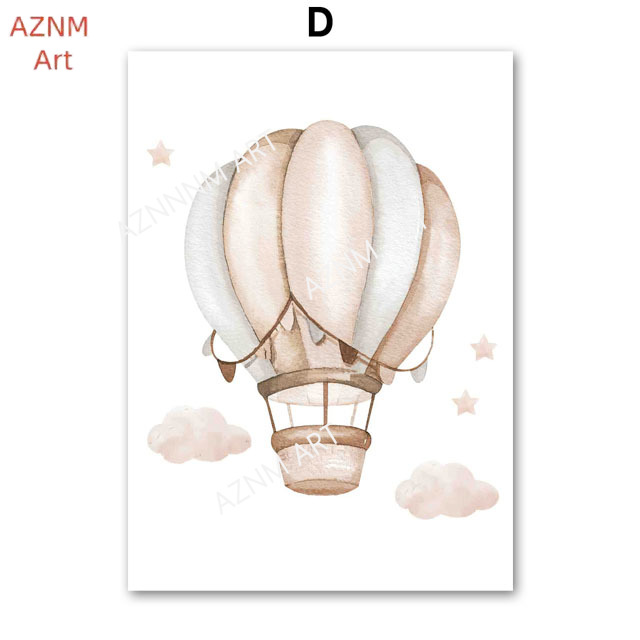 Elefanten-Ballon, Regenbogen,  – Baby Nursery Art Bewertung und Preis
