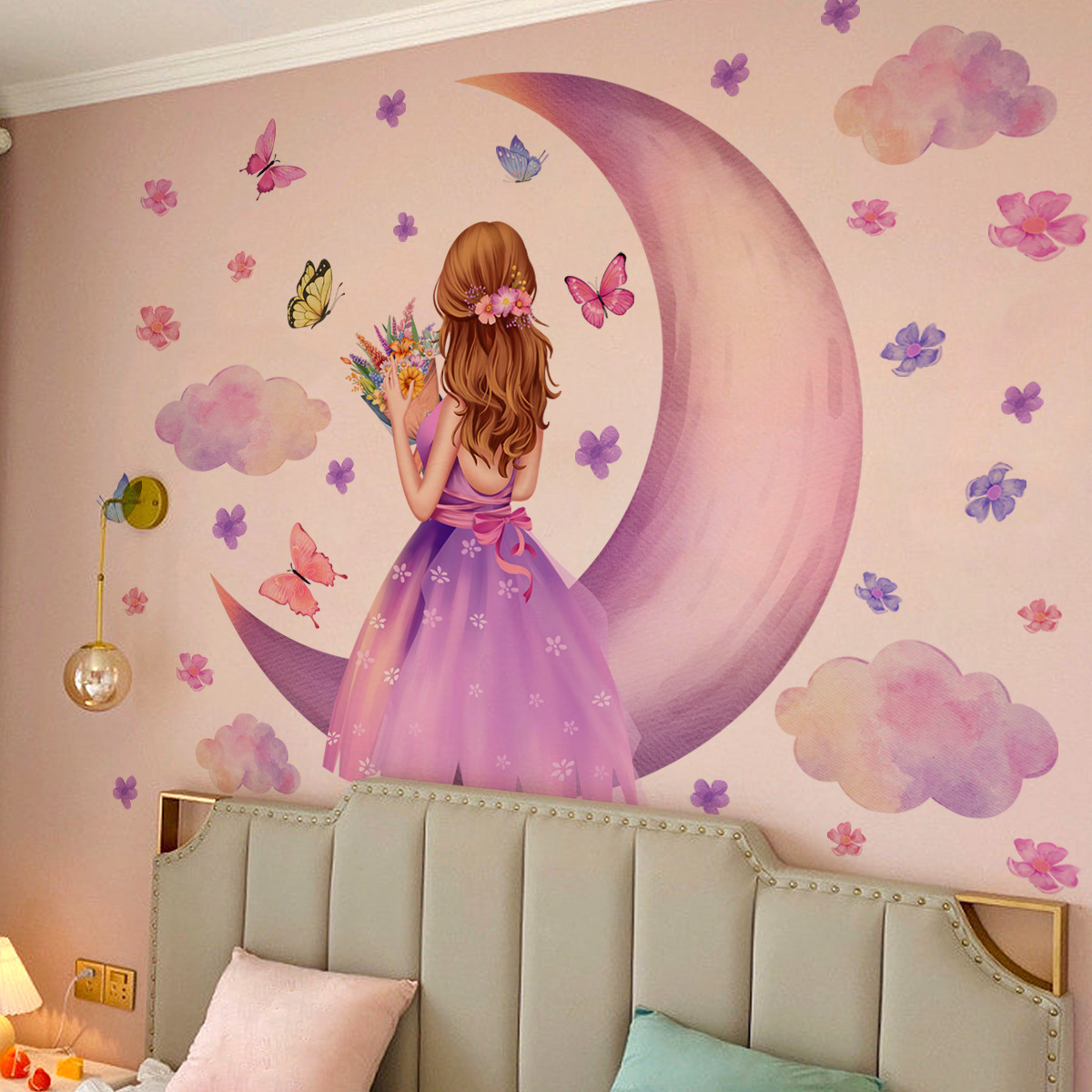 Große Mädchen Vinyl Fliesen Ki – Baby Nursery Ideas Girl Bewertung und Preis