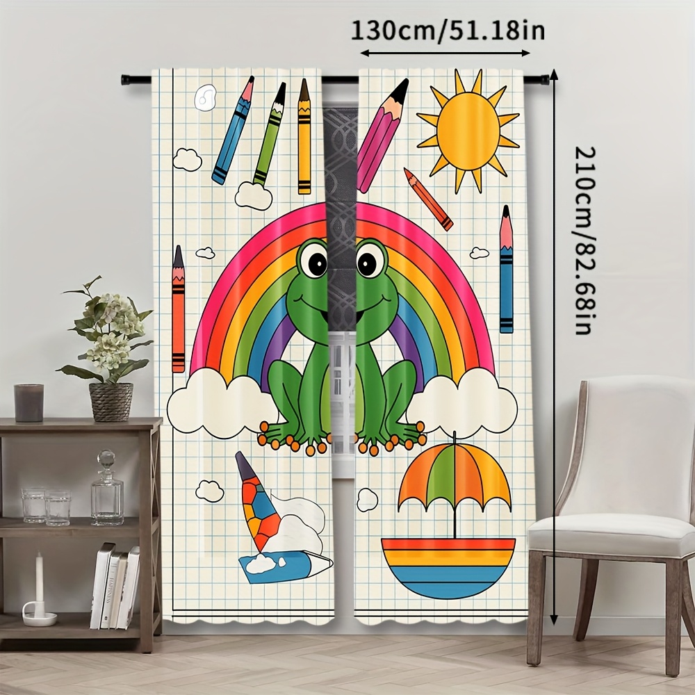 Niedlicher Regenbogen-Frosch-V – Baby Nursery Colors Bewertung und Preis