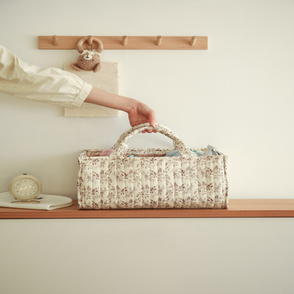 Blumenmuster Windel-Organizer  – Baby Nursery Must Haves Bewertung und Preis