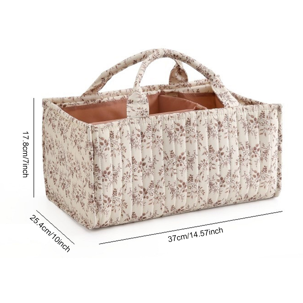 Blumenmuster Windel-Organizer  – Baby Nursery Must Haves Bewertung und Preis