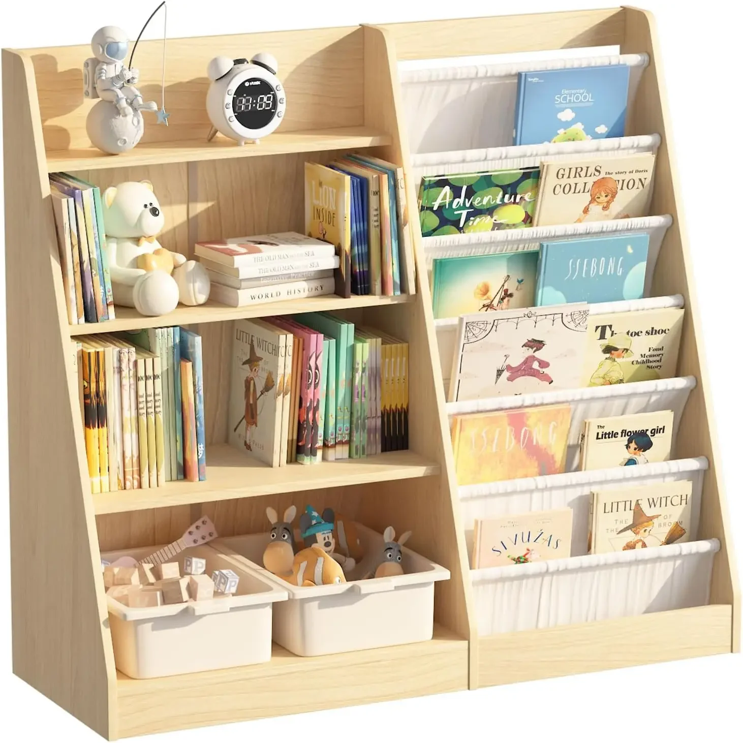 4-stufiges Kinder-Bücherregal, – Baby Nursery Bookshelf Bewertung und Preis