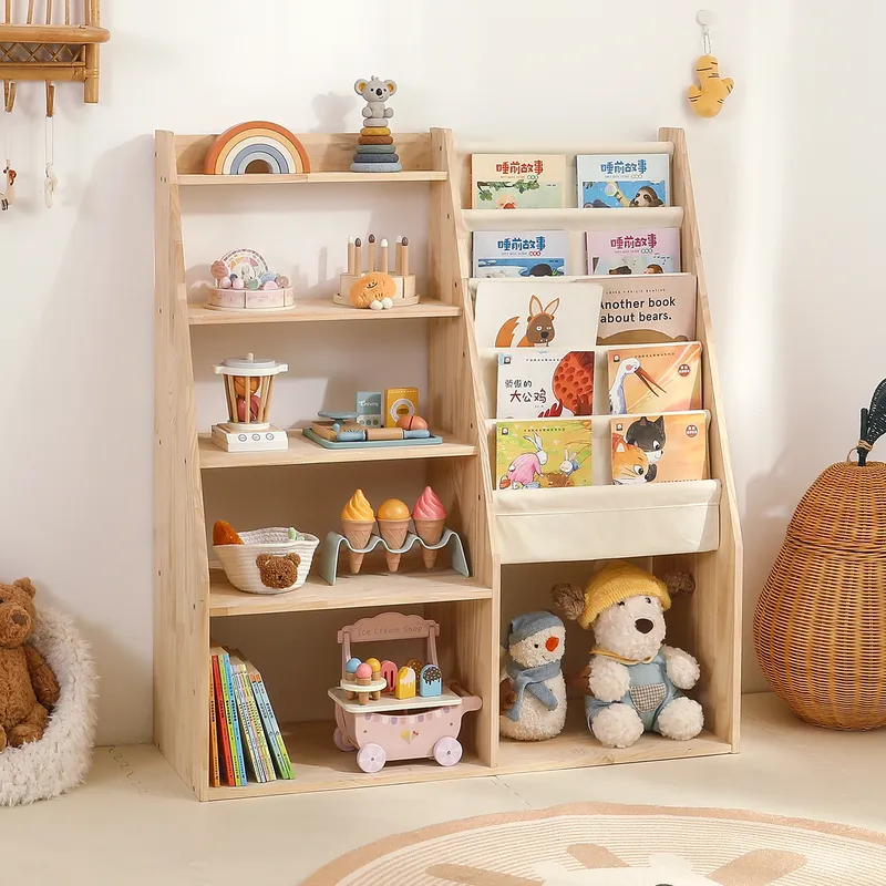 Massivholz-Kinderbücherregal S – Baby Nursery Bookshelf Bewertung und Preis