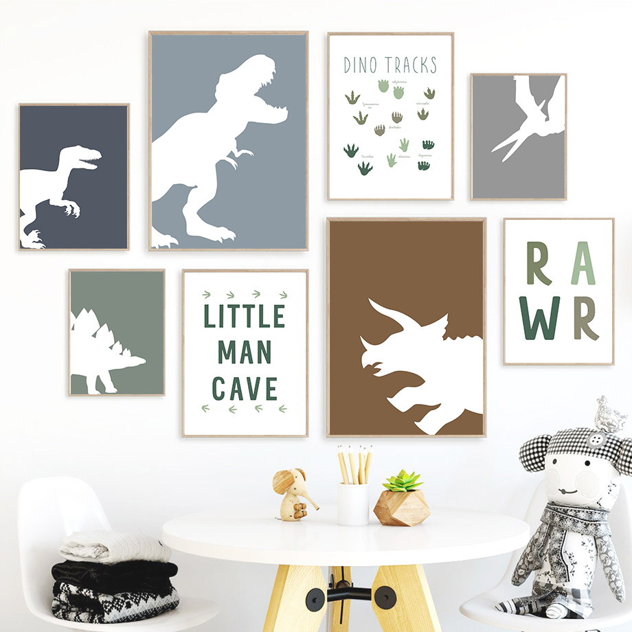 (2D-Leinwandgemälde) Jurassic  – Baby Nursery Quotes Bewertung und Preis