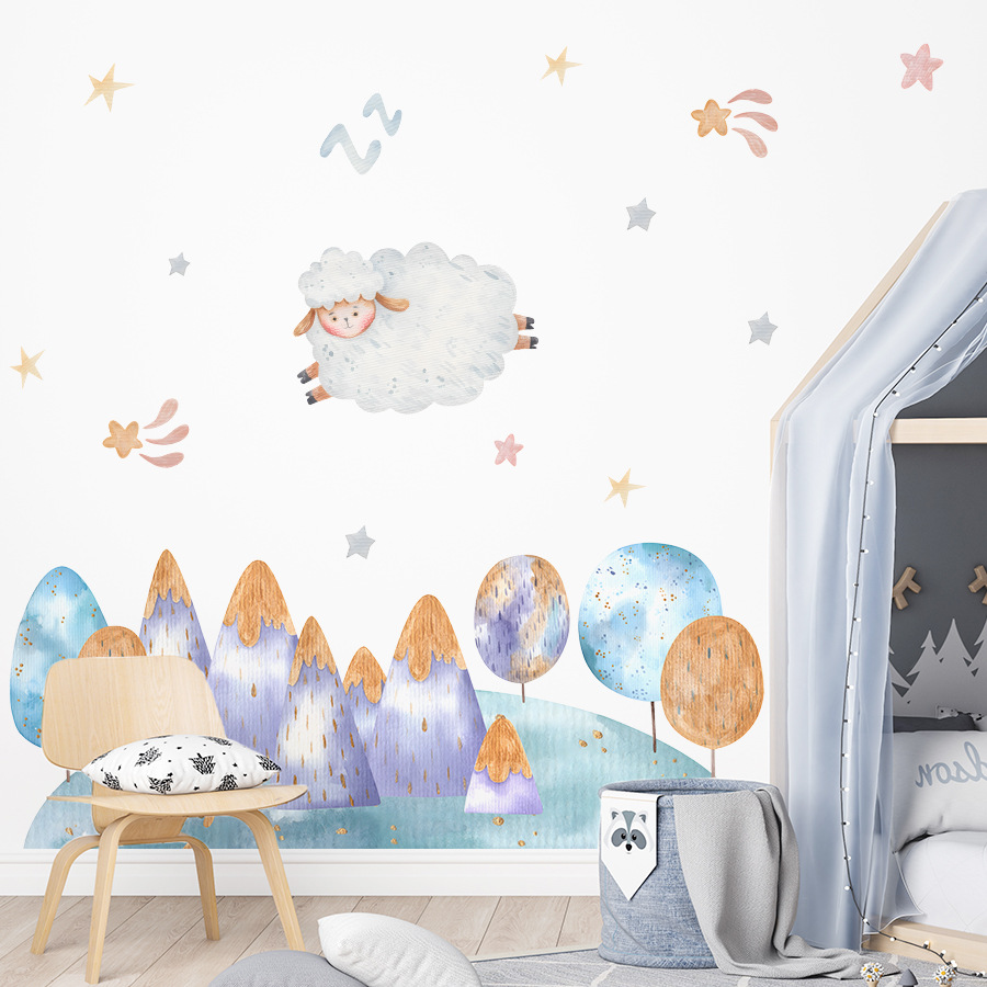 Wandaufkleber mit Cartoon-Moti – Baby Nursery Tree Bewertung und Preis