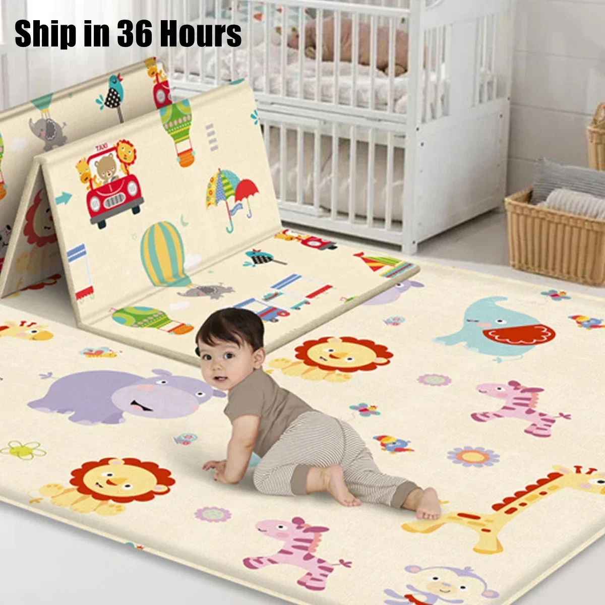 Pädagogische faltbare Baby-Spi – Baby Nursery Rug Bewertung und Preis