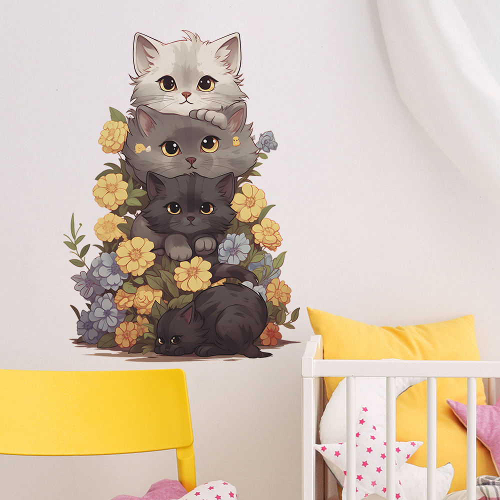 Nette Katze Vinyl Kind Wand Au – Baby Nursery Ideas Girl Bewertung und Preis