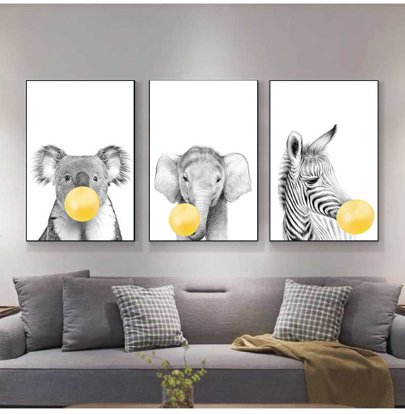 1 Stück rahmenloses Baby-Kinde – Baby Nursery Yellow Walls Bewertung und Preis