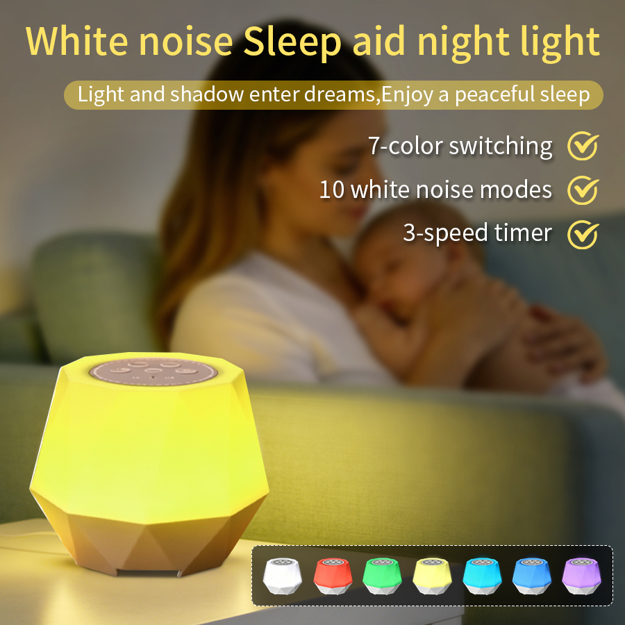 7 Farben Weißes-Rauschen-Funkt – Baby Nursery Colors Bewertung und Preis