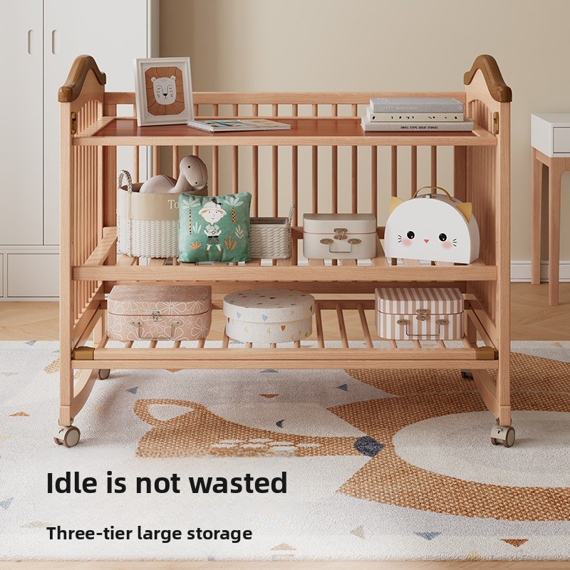 Babybett aus massivem Holz, hö – Convertible Crib Set Bewertung und Preis