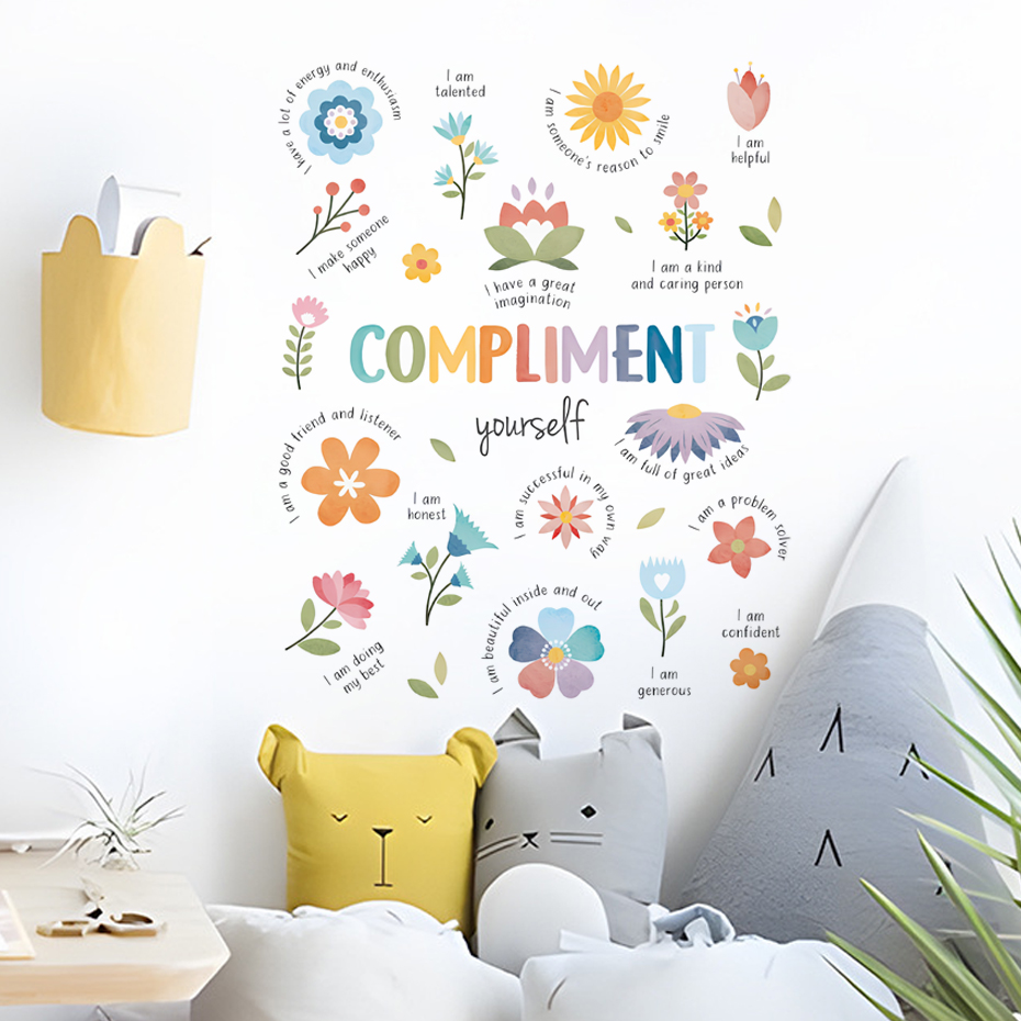 Englische bunte inspirierende  – Baby Nursery Quotes Bewertung und Preis