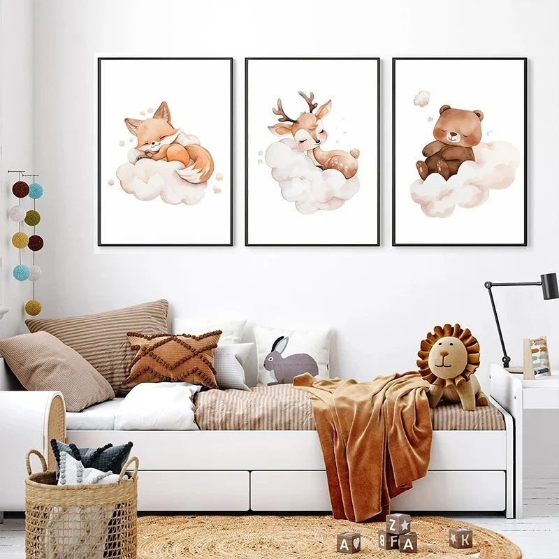 Wandkunst Niedlicher Waschbär  – Baby Nursery Frames Bewertung und Preis