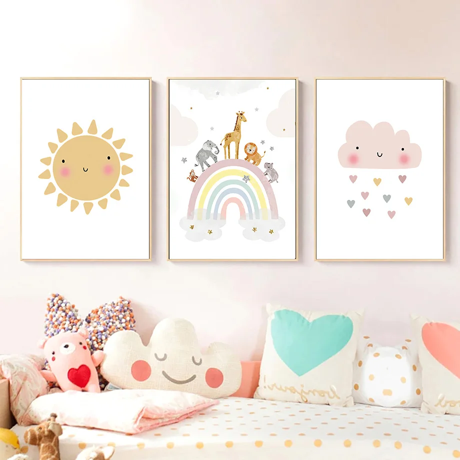 Giraffe Elefant Heißluftballon – Baby Nursery Images Bewertung und Preis