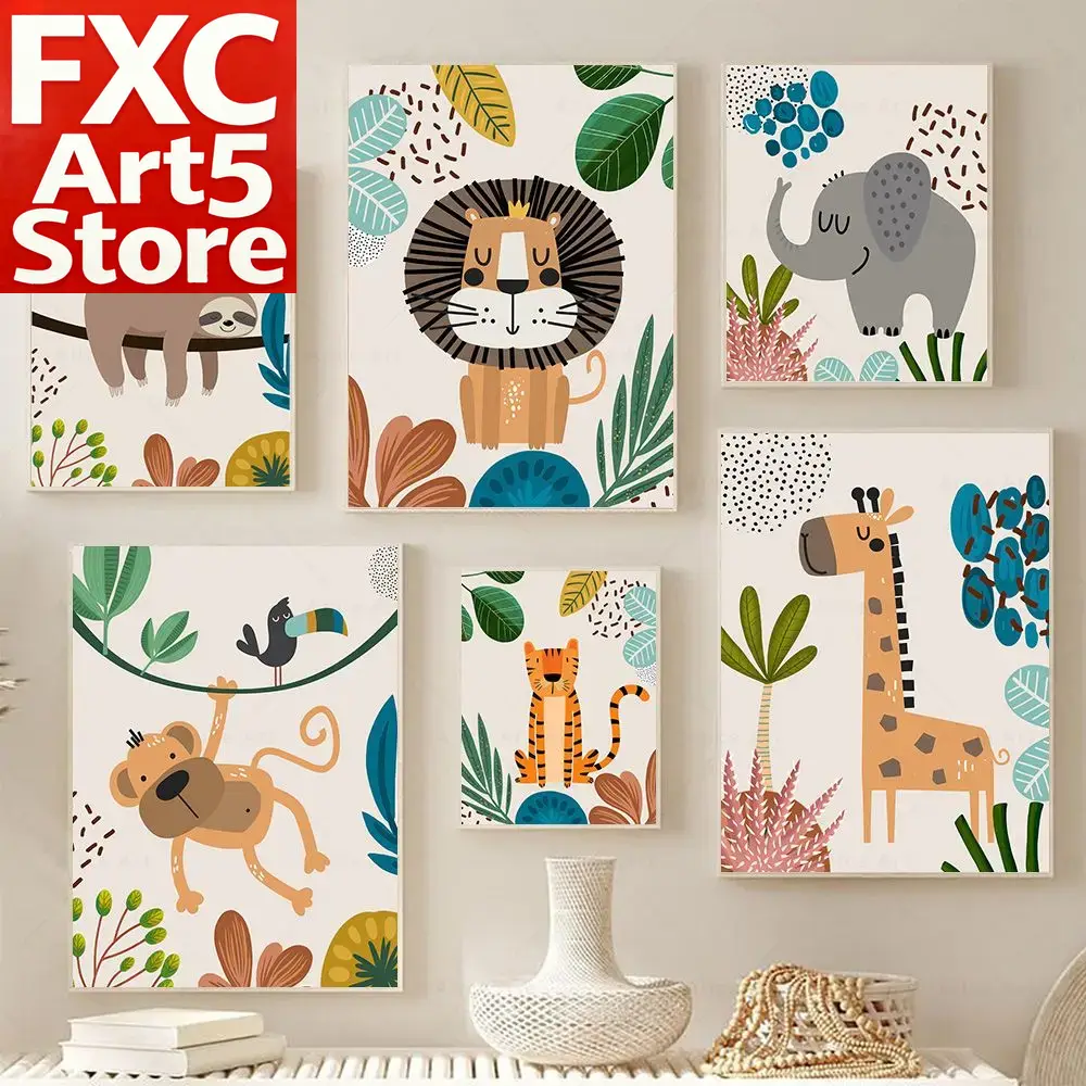 Boho Affe Löwe Giraffe Vogel Z – Baby Zebra Nursery Bewertung und Preis
