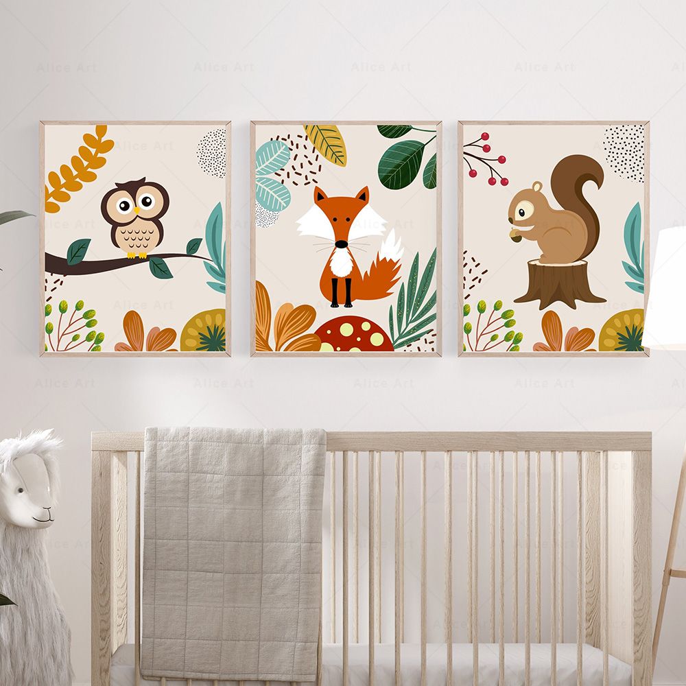 Boho Affe Löwe Giraffe Vogel Z – Baby Zebra Nursery Bewertung und Preis