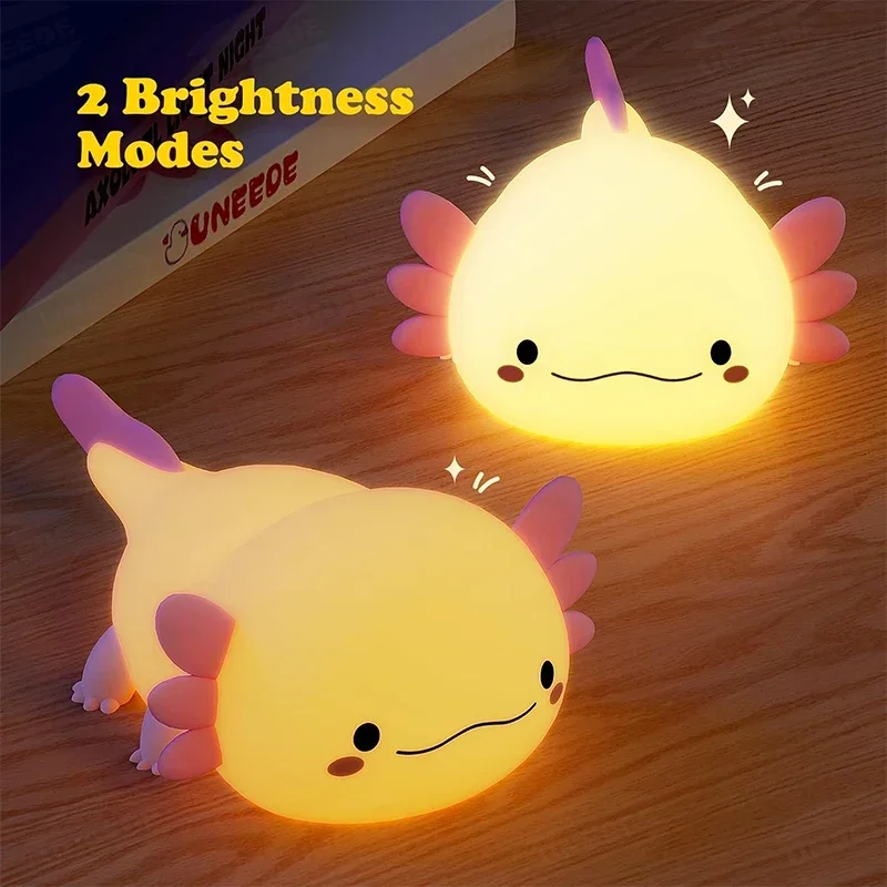 Niedliches Axolotl-Nachtlicht, – Baby Nursery Equipment Bewertung und Preis