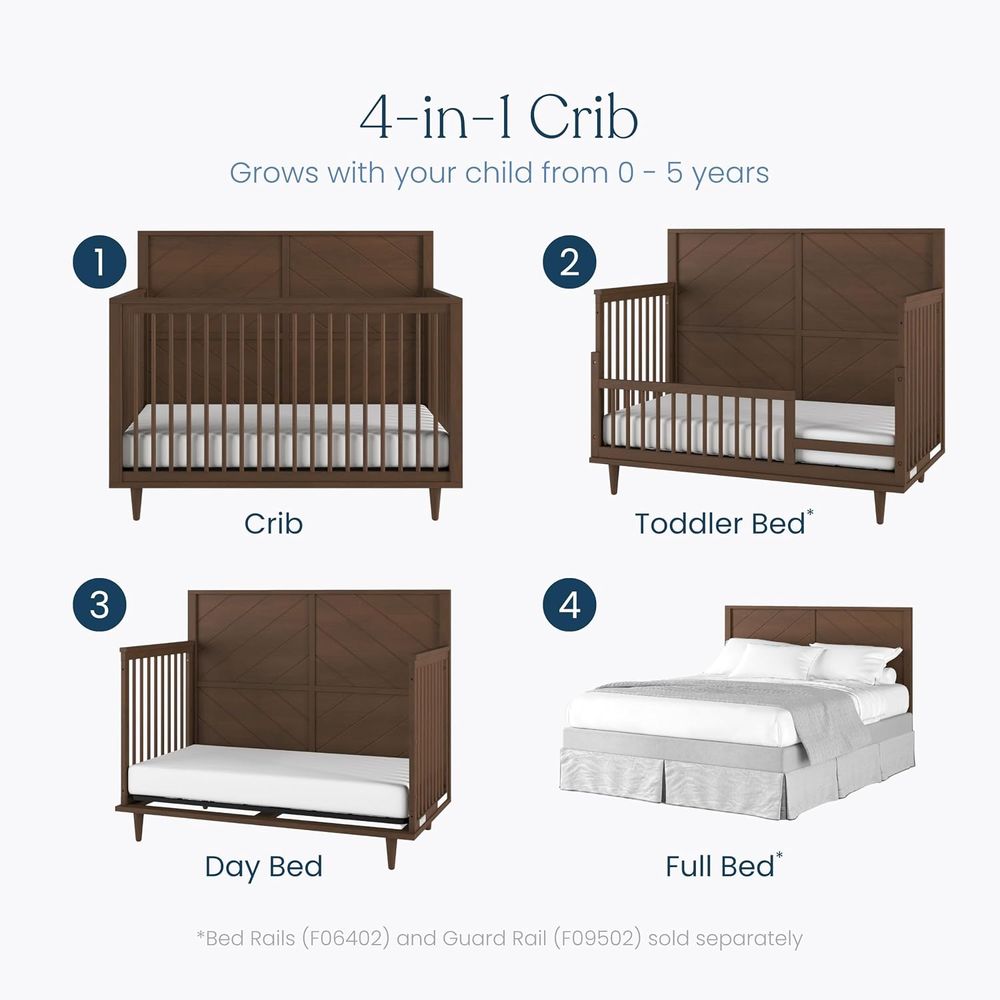 Surrey Hill Design 4-in-1 Konv – Convertible Crib Set Bewertung und Preis