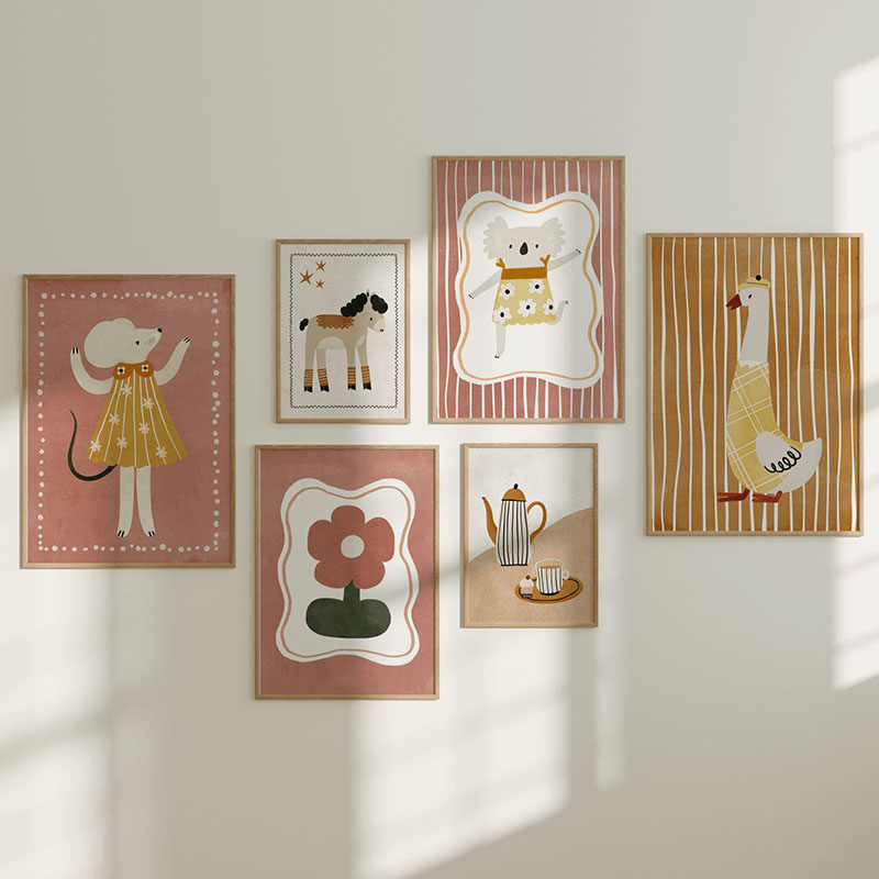 Maus Gans Pferd Koala Kaffee B – Baby Nursery Images Bewertung und Preis