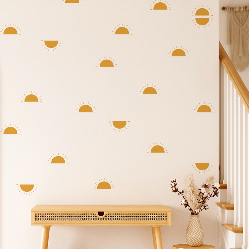 Boho Gelb Orange Halbe Sonne W – Baby Nursery Yellow Walls Bewertung und Preis