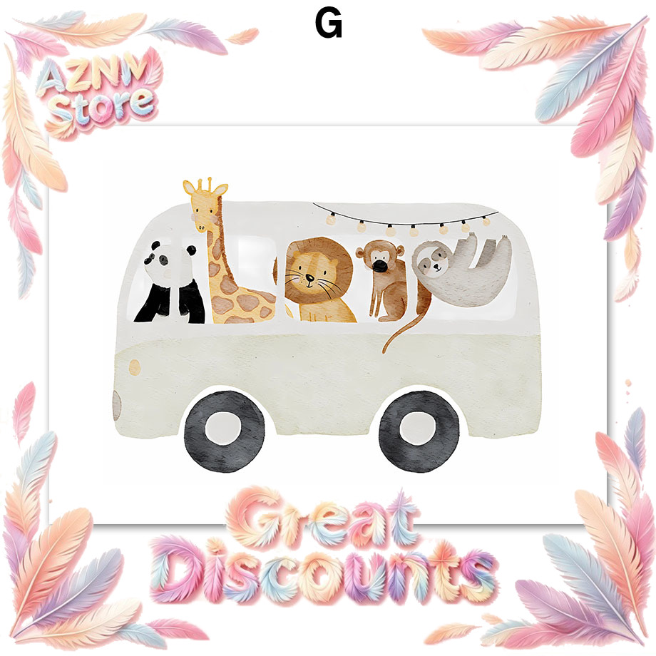 Boho-Tierfreunde Elefant Hase  – Baby Nursery Art Bewertung und Preis