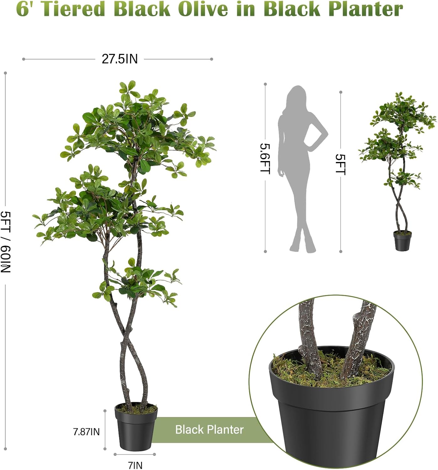 Künstliche Zimmerpflanzen, 5/6 – Baby Nursery Tree Bewertung und Preis