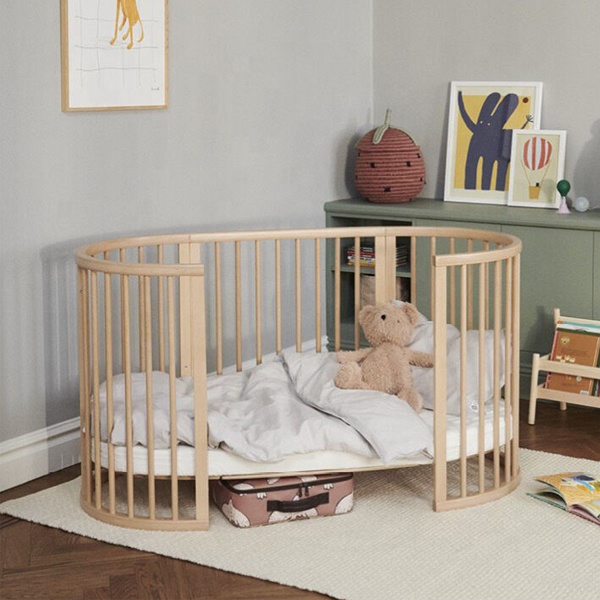 Konvertierbares 3-in-1 ovales  – Convertible Crib Set Bewertung und Preis