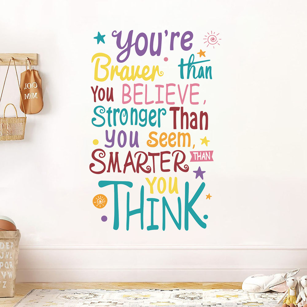 Wandaufkleber „You Are Brave S – Baby Nursery Quotes Bewertung und Preis