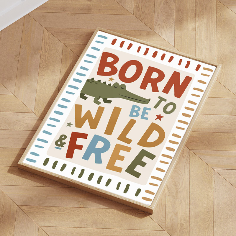 1 Stück Rahmenloses Lustiges C – Baby Zebra Nursery Bewertung und Preis