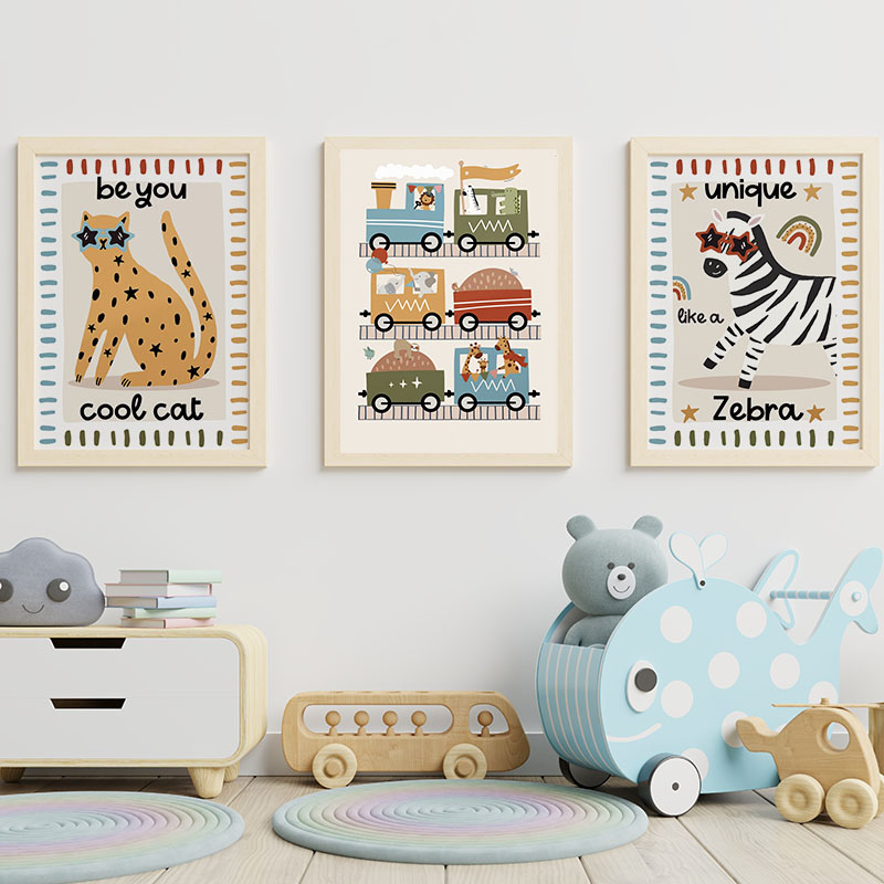 1 Stück Rahmenloses Lustiges C – Baby Zebra Nursery Bewertung und Preis