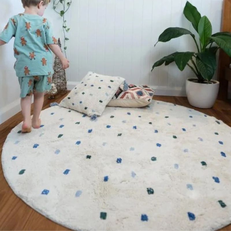 Punkt flauschigen Teppich Wohn – Baby Nursery Rug Bewertung und Preis