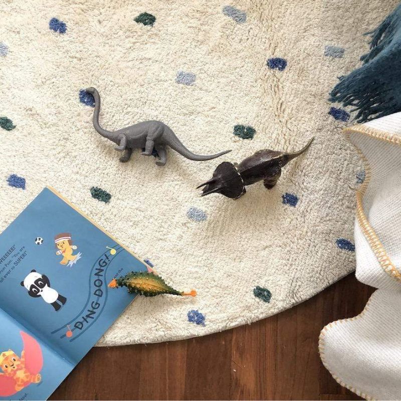Punkt flauschigen Teppich Wohn – Baby Nursery Rug Bewertung und Preis