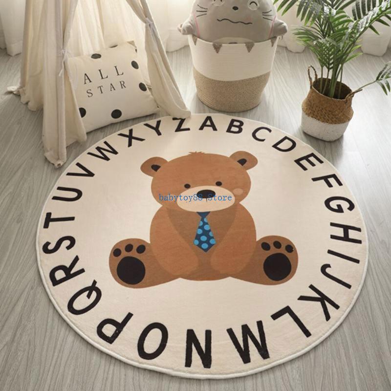 Y4UD Cartoon Tier Druck Baby f – Baby Nursery Rug Bewertung und Preis