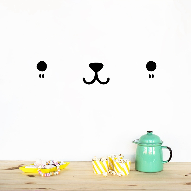 Nette Kawaii Gesicht Wand Kuns – Baby Nursery Art Bewertung und Preis