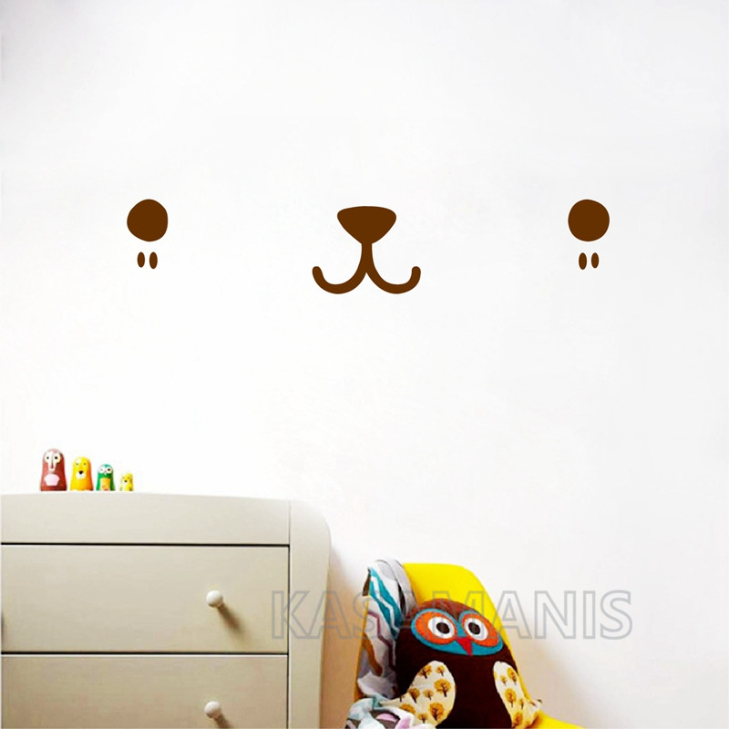 Nette Kawaii Gesicht Wand Kuns – Baby Nursery Art Bewertung und Preis