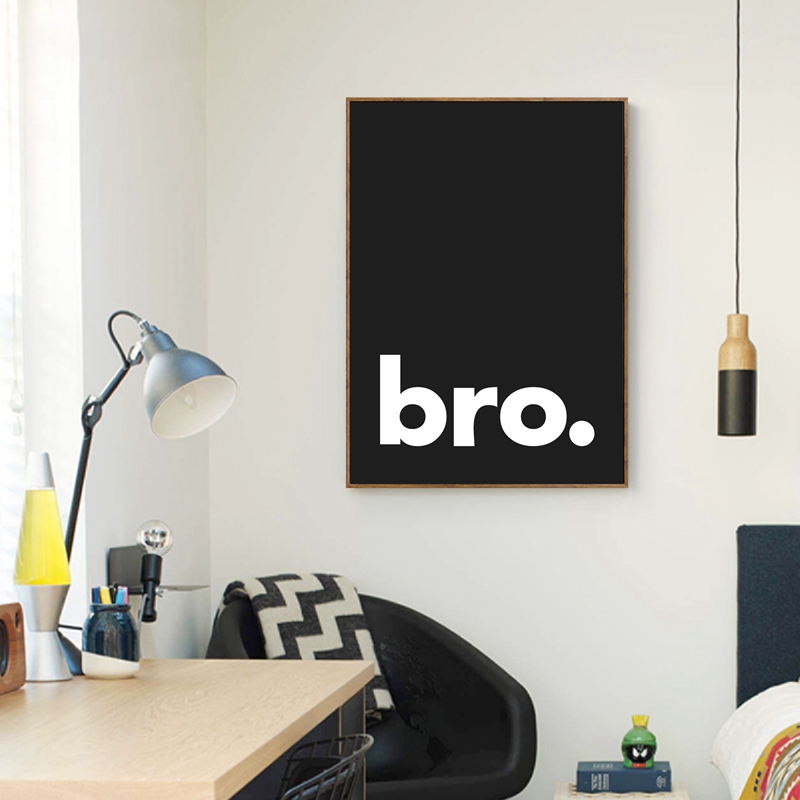 Bro. Drucken Minimalistischen  – Baby Nursery Quotes Bewertung und Preis